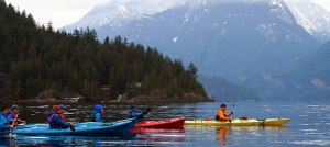 Kayaking Deep Cove